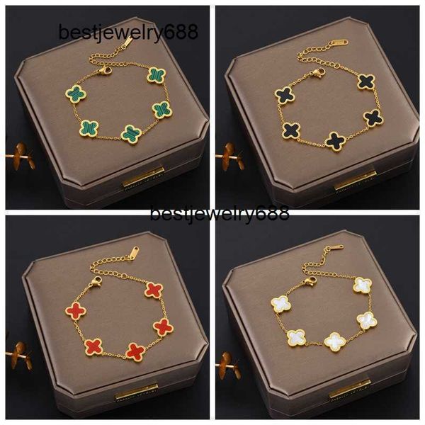 charm bracelets classic design colorful clover charm bracelet 18k gold stainless steel jewelry for women gift, Golden;silver
charm bracelets classic design colorful clover charm bracelet 18k gold stainless steel jewelry for women gift, Golden;silver