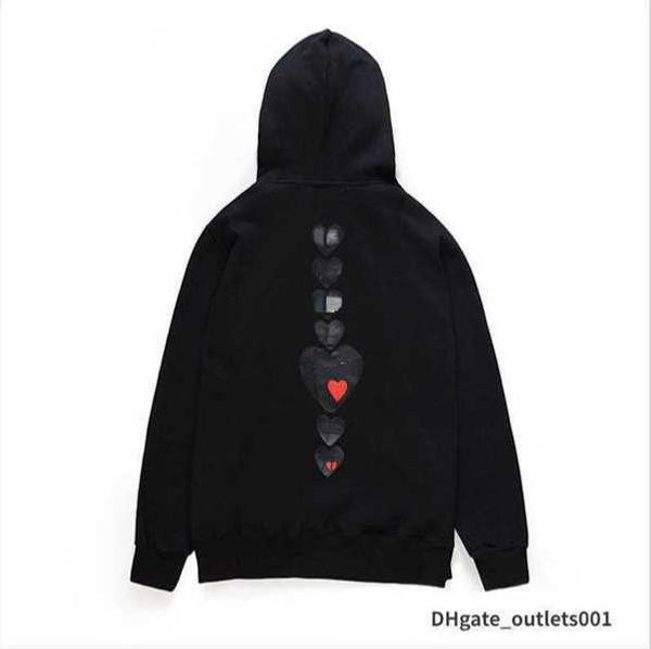 men's hoodies sweatshirts 22s designer play commes jumpers des garcons letter embroidery long sleeve pullover women red heart loose swe, Black
men's hoodies sweatshirts 22s designer play commes jumpers des garcons letter embroidery long sleeve pullover women red heart loose swe, Black