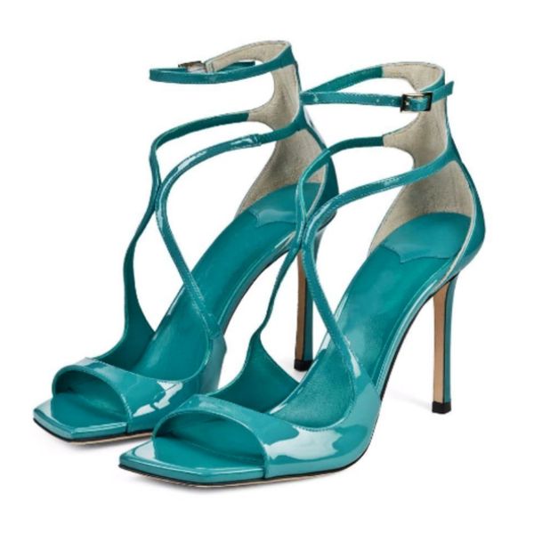 2023 new womens luxury sandals summer satin stiletto heels women pumps ankle straps designer banquet party dress shoes size 43, Black
2023 new womens luxury sandals summer satin stiletto heels women pumps ankle straps designer banquet party dress shoes size 43, Black