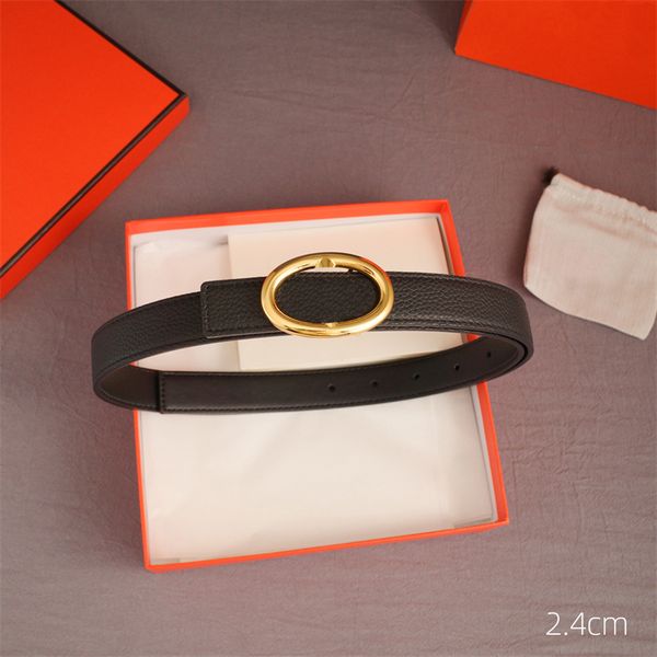 Womens Designer Belt Gold Buckle Genuine Cowhide Ceinture Fashion Style For Men Woman Waist Band Belts Width 2.4cm 5 Color Reversible, Brown
Womens Designer Belt Gold Buckle Genuine Cowhide Ceinture Fashion Style For Men Woman Waist Band Belts Width 2.4cm 5 Color Reversible, Brown