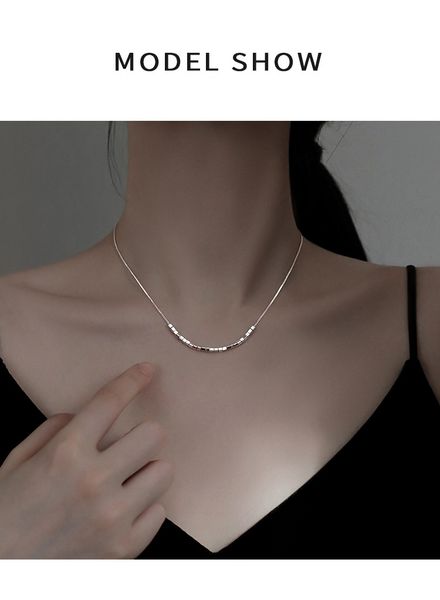 simple sterling silver square necklace light luxury womens summer 2023 new tide niche clavicle senior design sense
simple sterling silver square necklace light luxury womens summer 2023 new tide niche clavicle senior design sense