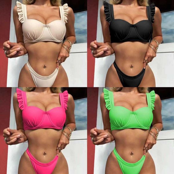 new 2023 plain split swimsuit bikini hard cup pleated frilled shoulder strap swimsuit
new 2023 plain split swimsuit bikini hard cup pleated frilled shoulder strap swimsuit