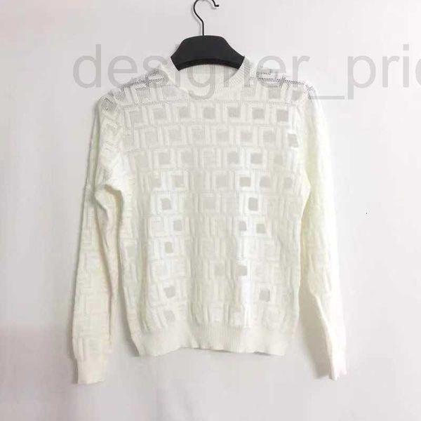 women's knits & tees designer high-quality hollowed out f letter crewneck long-sleeved sweater fashion pullover casual style 3 colors p, White
women's knits & tees designer high-quality hollowed out f letter crewneck long-sleeved sweater fashion pullover casual style 3 colors p, White