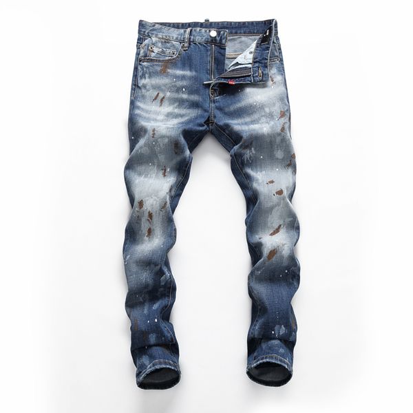 dsq slim blue men's jeans cool guy jeans classic hip hop rock moto casual design ripped distressed denim biker dsq2 jeans 411
dsq slim blue men's jeans cool guy jeans classic hip hop rock moto casual design ripped distressed denim biker dsq2 jeans 411