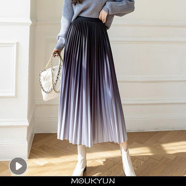 skirts moukyun gradient pleats dance party skirts elastic high waist women's pleated skirt korean fashion loose mid-calf long skirts 23, Black
skirts moukyun gradient pleats dance party skirts elastic high waist women's pleated skirt korean fashion loose mid-calf long skirts 23, Black