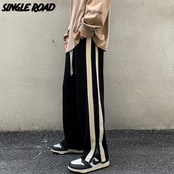 pants single road mens baggy joggers men hip hop side striped oversized sweatpants male streetwear casual sports skateboard pants, Black
pants single road mens baggy joggers men hip hop side striped oversized sweatpants male streetwear casual sports skateboard pants, Black