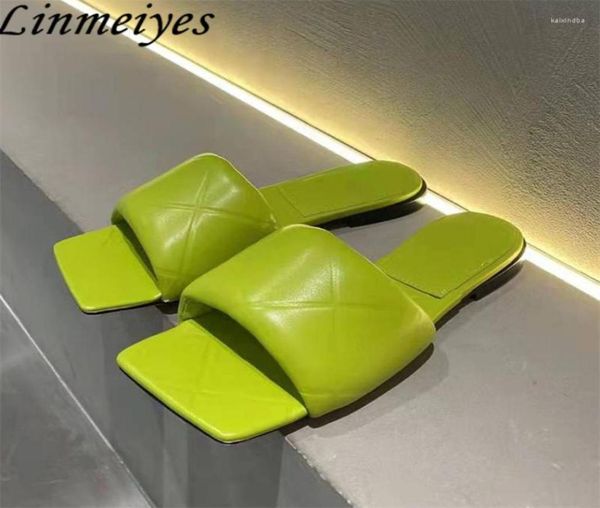 slippers women genuine leather flat mules shoes square peep toe summer candy color slides woman zapatillas mujer7337078, Black
slippers women genuine leather flat mules shoes square peep toe summer candy color slides woman zapatillas mujer7337078, Black