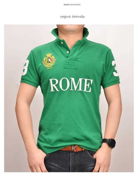 brazil men's summer polos spain canada las vegas rome shirt men short sleeve t cotton t-shirts, White;black