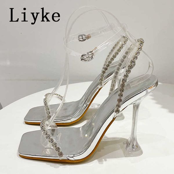 sandals liyke 2023 summer crystal pvc transparent ankle back strap sandals women perspex high heels pumps party stripper shoes silver j23042, Black
sandals liyke 2023 summer crystal pvc transparent ankle back strap sandals women perspex high heels pumps party stripper shoes silver j23042, Black