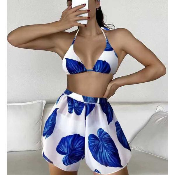 swimwear jinrui new women's leaf print bikini hanging neck skirt swimwear beach three piece bikini
swimwear jinrui new women's leaf print bikini hanging neck skirt swimwear beach three piece bikini