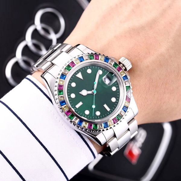 men's watch luxury designer watch 40mm aaa black dial automatic mechanical ceramic fashion classic stainless steel waterproof luminous, Slivery;brown
men's watch luxury designer watch 40mm aaa black dial automatic mechanical ceramic fashion classic stainless steel waterproof luminous, Slivery;brown