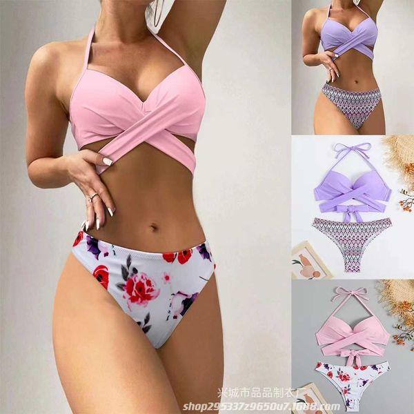 new stripe 2023 print twisted wrap with steel bracelet women's bikini strap high waist split swimwear
new stripe 2023 print twisted wrap with steel bracelet women's bikini strap high waist split swimwear