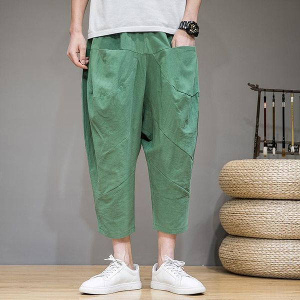 pants korean style summer men linen pants 2022 men wide leg trousers male drop crotch hiphop man joggers calflength pants track pant, Black
pants korean style summer men linen pants 2022 men wide leg trousers male drop crotch hiphop man joggers calflength pants track pant, Black