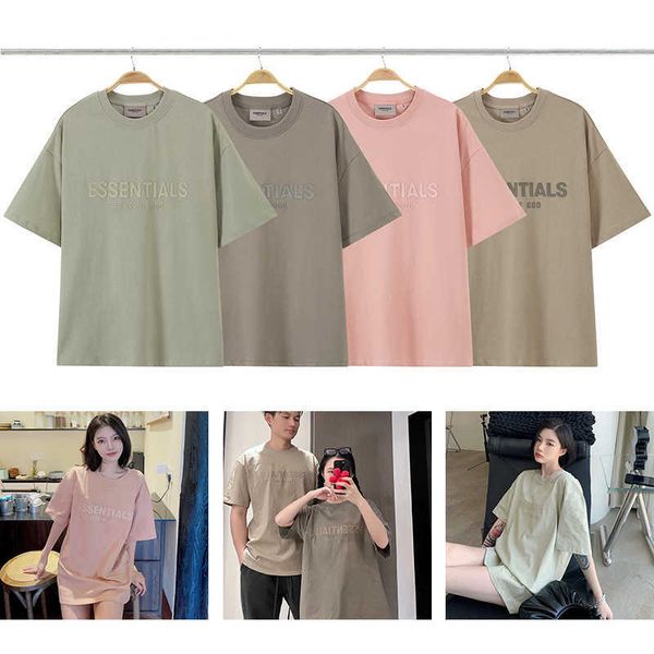 men's and women's new t shirt fashion high street brand ess summer youth simple versatile couple loose cotton short sleeve wdx3, White;black
men's and women's new t shirt fashion high street brand ess summer youth simple versatile couple loose cotton short sleeve wdx3, White;black