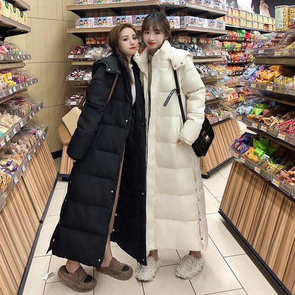 leather 2021 winter women jackets ultralight zipper loose windproof thicken hooded space cotton warm long casual female portable outwear, Black
leather 2021 winter women jackets ultralight zipper loose windproof thicken hooded space cotton warm long casual female portable outwear, Black
