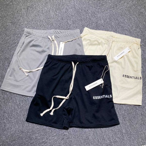 men's and women's new shorts fashion high street brand ess double line letters printed female female trends mesh crop pants 9dg6, White;black
men's and women's new shorts fashion high street brand ess double line letters printed female female trends mesh crop pants 9dg6, White;black