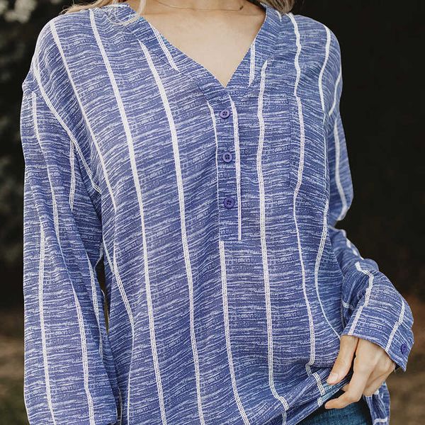 shirt women's shiying spring and autumn new stripe loose design sense small long sleeve v-neck, White
shirt women's shiying spring and autumn new stripe loose design sense small long sleeve v-neck, White