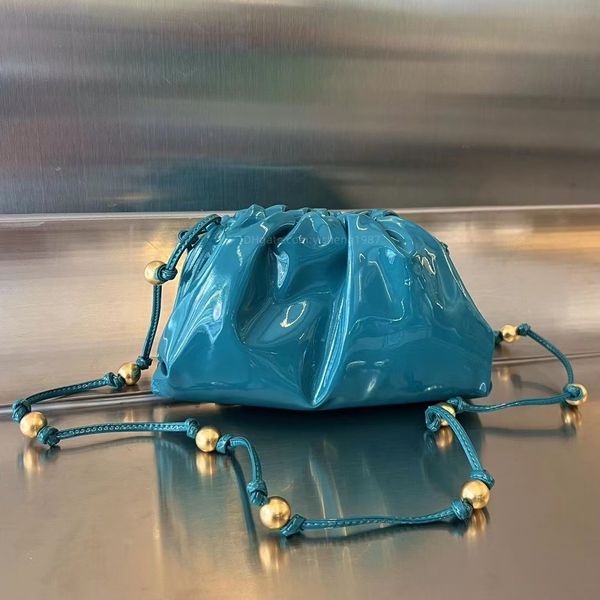 10a bv's pounch mini bags 22cm fashion designer patent leather woman's shoulder bag lady little dolden ball decoration blue crossb, Black;red
10a bv's pounch mini bags 22cm fashion designer patent leather woman's shoulder bag lady little dolden ball decoration blue crossb, Black;red