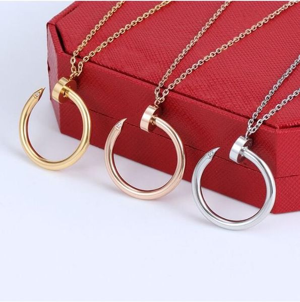 designer necklaces new men and women pendant fashion design stainless steel nail 0001, Silver
designer necklaces new men and women pendant fashion design stainless steel nail 0001, Silver