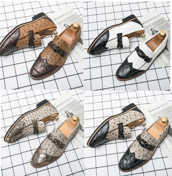 men039s shoes loafers metal buckle double color pointed toe flat heels fashion classic office professional comfortable slipon 9221962, Black
men039s shoes loafers metal buckle double color pointed toe flat heels fashion classic office professional comfortable slipon 9221962, Black