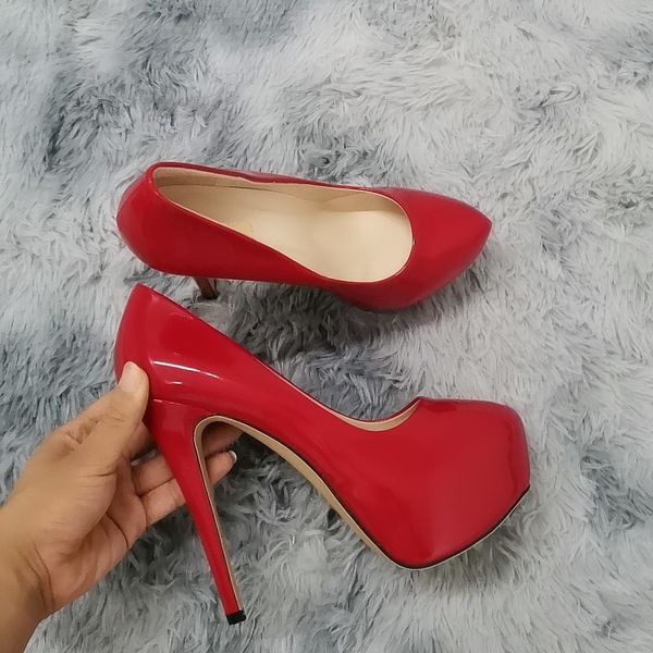 dress shoes sepatu pernikahan merah wanita seksi hak tinggi stiletto ujung bundar 14cm hitam ukuran besar 230428, Black
dress shoes sepatu pernikahan merah wanita seksi hak tinggi stiletto ujung bundar 14cm hitam ukuran besar 230428, Black