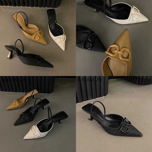 sandals spring new brand women sanda fashion pointed toe slip on ladies eelgant slingback shoes thin high heel mules pump 230316, Black
sandals spring new brand women sanda fashion pointed toe slip on ladies eelgant slingback shoes thin high heel mules pump 230316, Black