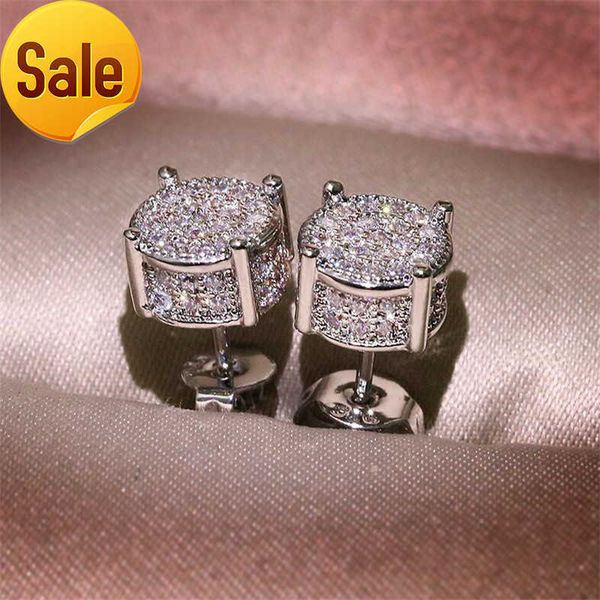 choucong hip hop stud earring vintage jewelry 925 sterling silver yellow gold fill pave white sapphire cz diamond sparkling women men earrin, Golden;silver
choucong hip hop stud earring vintage jewelry 925 sterling silver yellow gold fill pave white sapphire cz diamond sparkling women men earrin, Golden;silver