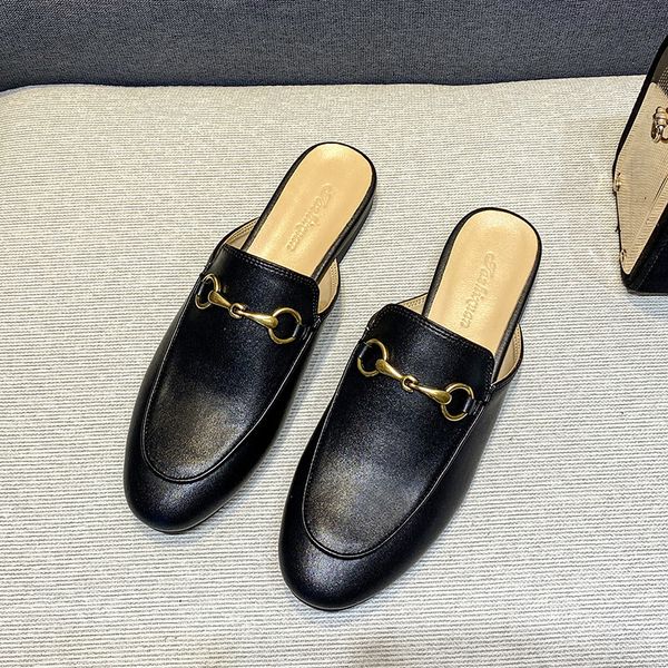 slippers wearing slippers outside fashion baotou muller shoes casual single shoes flat heel half slippers womens shoes 230427, Black
slippers wearing slippers outside fashion baotou muller shoes casual single shoes flat heel half slippers womens shoes 230427, Black