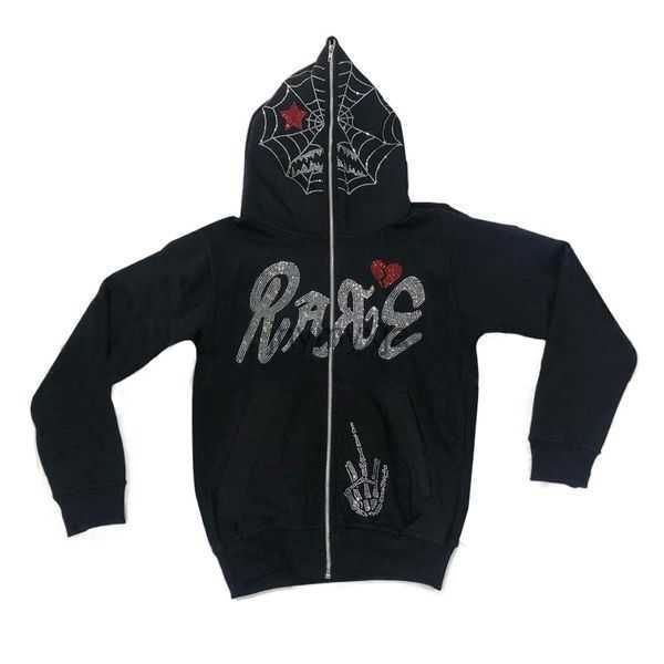 men's hoodies y2k full zip up hoodie men autumn winter gothic rhinestones web sweatshirt hip hop grunge skeleton oversized jacket 6 pj3, Black
men's hoodies y2k full zip up hoodie men autumn winter gothic rhinestones web sweatshirt hip hop grunge skeleton oversized jacket 6 pj3, Black