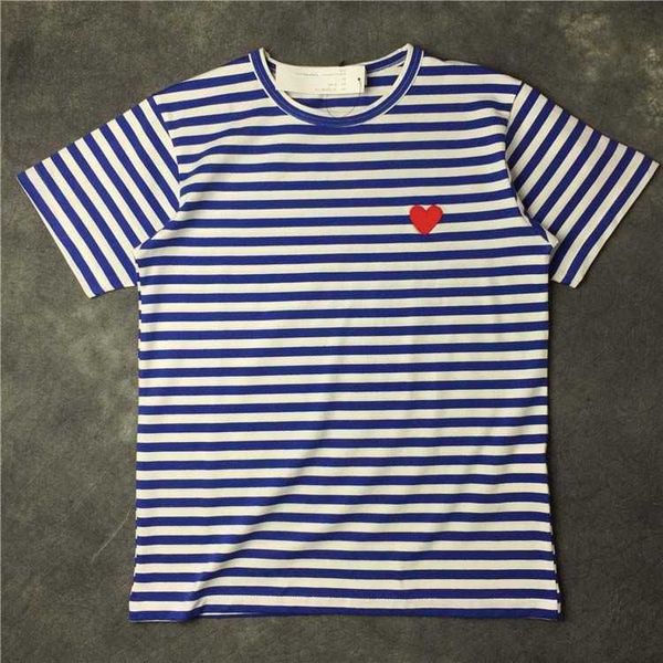 men's t-shirts european american and japanese women blue stripe red heart embroidered cotton t-shirt autumn round neck female pure shor, White;black
men's t-shirts european american and japanese women blue stripe red heart embroidered cotton t-shirt autumn round neck female pure shor, White;black