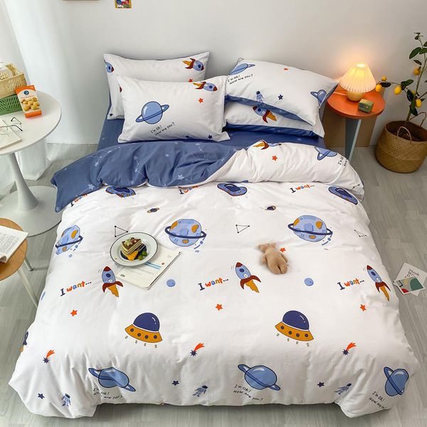 bedding sets space astronaut pure cotton 34pcs duvet cover for kids bed sheet set pillowcase boy cartoon quilt cover children bedding linens
bedding sets space astronaut pure cotton 34pcs duvet cover for kids bed sheet set pillowcase boy cartoon quilt cover children bedding linens