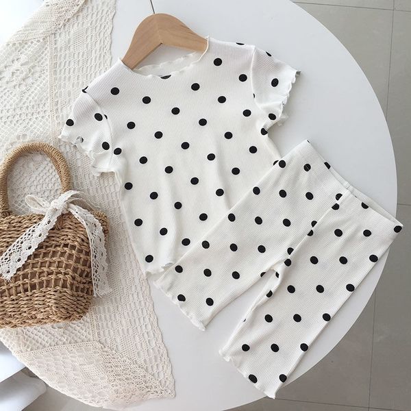 rompers summer baby girls outfits polka dot fashion casual short sleeved home clothing kids 2 piece set toddler costume suits 230427, Blue
rompers summer baby girls outfits polka dot fashion casual short sleeved home clothing kids 2 piece set toddler costume suits 230427, Blue