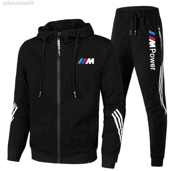 2023new bmw m men's football sets zipper hoodie+pants two pieces casual tracksuit male sportswear gym brand clothing sweat suit, Black
2023new bmw m men's football sets zipper hoodie+pants two pieces casual tracksuit male sportswear gym brand clothing sweat suit, Black