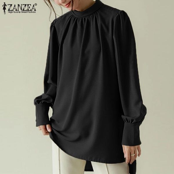 t-shirt oneck solid button cuffs chemise bohemian fashion casual holiday oversized 2022 zanzea autumn woman puff sleeve blouse, White
t-shirt oneck solid button cuffs chemise bohemian fashion casual holiday oversized 2022 zanzea autumn woman puff sleeve blouse, White