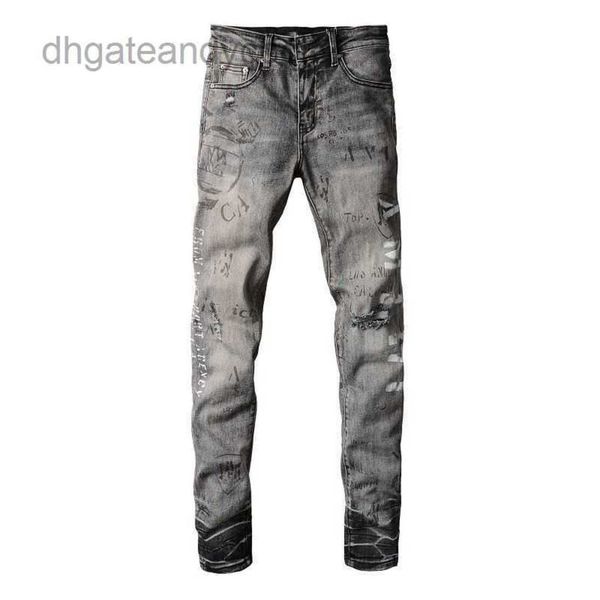 pants 's jeans designer 2023 man 879 high street broken knee graffiti letter denim print small foot smoke grey jeans men's fashion, Blue
pants 's jeans designer 2023 man 879 high street broken knee graffiti letter denim print small foot smoke grey jeans men's fashion, Blue