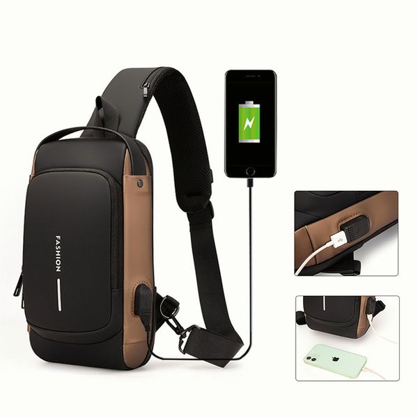 fashion men's multifunctional chest bag smooth zipper bag sports bag waterproof anti-thief code lock casual street shoulder crossbody b
fashion men's multifunctional chest bag smooth zipper bag sports bag waterproof anti-thief code lock casual street shoulder crossbody b