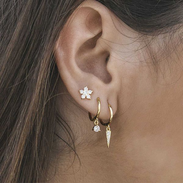 charm 2 buah kristal besi tahan karat zirkonia anting lingkaran kecil bulat segitiga bunga liontin anting tindik perhiasan untuk wanita aa23, Golden
charm 2 buah kristal besi tahan karat zirkonia anting lingkaran kecil bulat segitiga bunga liontin anting tindik perhiasan untuk wanita aa23, Golden
