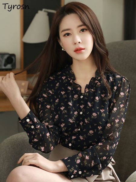 women's blouses shirts black shirts women temperament design floral retro female all-match summer breathable v-neck korean style casual, White
women's blouses shirts black shirts women temperament design floral retro female all-match summer breathable v-neck korean style casual, White