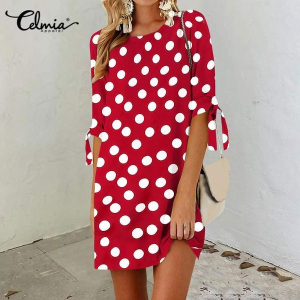 dresses summer sundress celmia bohemian polka dot printed dress women half sleeve casual loose party beach mini vestido 7, Black;gray
dresses summer sundress celmia bohemian polka dot printed dress women half sleeve casual loose party beach mini vestido 7, Black;gray