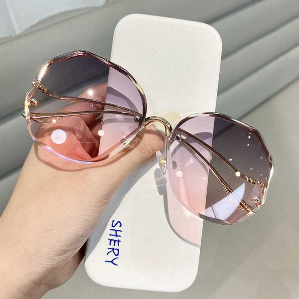 aa2023 rimless sunglasses fashion women flut vasos decorativos luxury sunglasses lunette de soleil femme vintage sunglasses ladies b ayks, Blue
aa2023 rimless sunglasses fashion women flut vasos decorativos luxury sunglasses lunette de soleil femme vintage sunglasses ladies b ayks, Blue