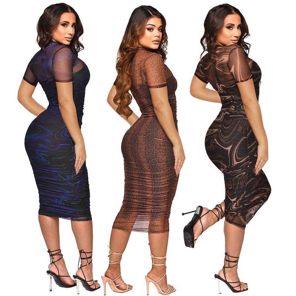 womens clothing sheer mesh dress spaghetti strap floral print short sleeve sexy, Black;gray
womens clothing sheer mesh dress spaghetti strap floral print short sleeve sexy, Black;gray