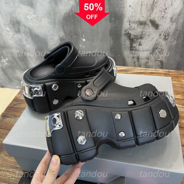 womens hardcroc sandals designer croc rubber slippers slip on platform slides tone fashion waterproof sandal slide size 35-44, Black
womens hardcroc sandals designer croc rubber slippers slip on platform slides tone fashion waterproof sandal slide size 35-44, Black