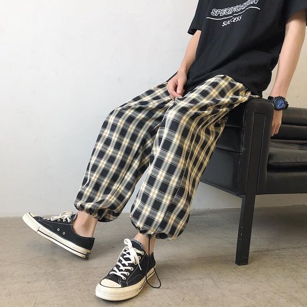 pants summer harajuku baggy plaid pants 2022 casual wide leg pant korean fashion sweatpants japanese streetwear harem pants joggers, Black
pants summer harajuku baggy plaid pants 2022 casual wide leg pant korean fashion sweatpants japanese streetwear harem pants joggers, Black