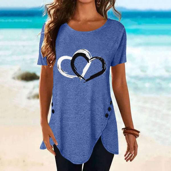 women's t-shirt t shirt fashion large size women casual o neck shirt tees ladies loose floral print tunic shirt 230428, White
women's t-shirt t shirt fashion large size women casual o neck shirt tees ladies loose floral print tunic shirt 230428, White