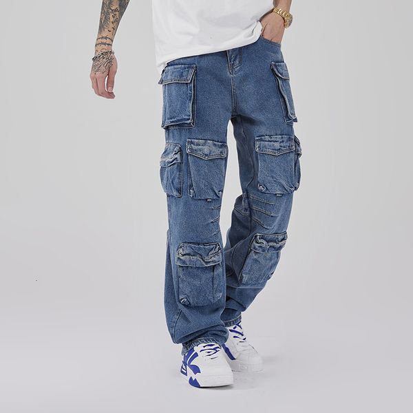 men s jeans kargo baru mode pria celana kasual saku besar panjang denim kaki lebar longgar lurus hip hop pakaian jalanan retro 230427, Blue
men s jeans kargo baru mode pria celana kasual saku besar panjang denim kaki lebar longgar lurus hip hop pakaian jalanan retro 230427, Blue