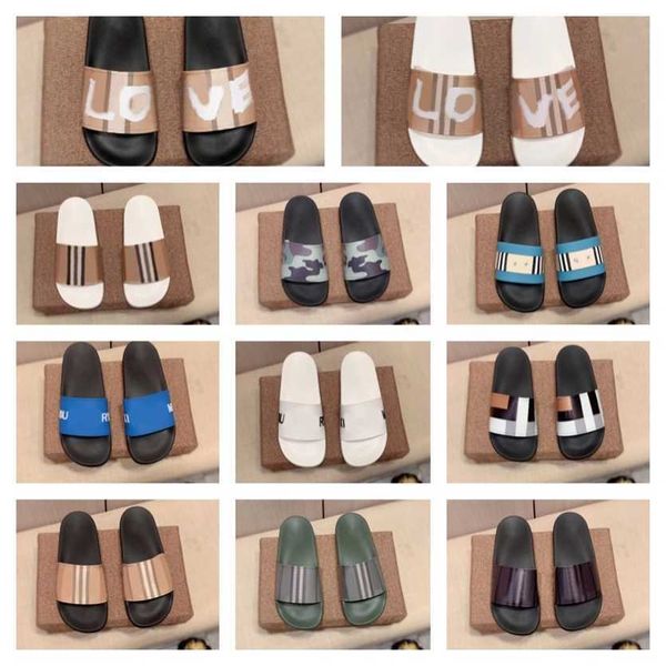 designer buffalo plaid slippers bur luxury summer flat women men slides slip-on sandal platform rubber sole slider 35-44 mens beach pool pil, Black
designer buffalo plaid slippers bur luxury summer flat women men slides slip-on sandal platform rubber sole slider 35-44 mens beach pool pil, Black