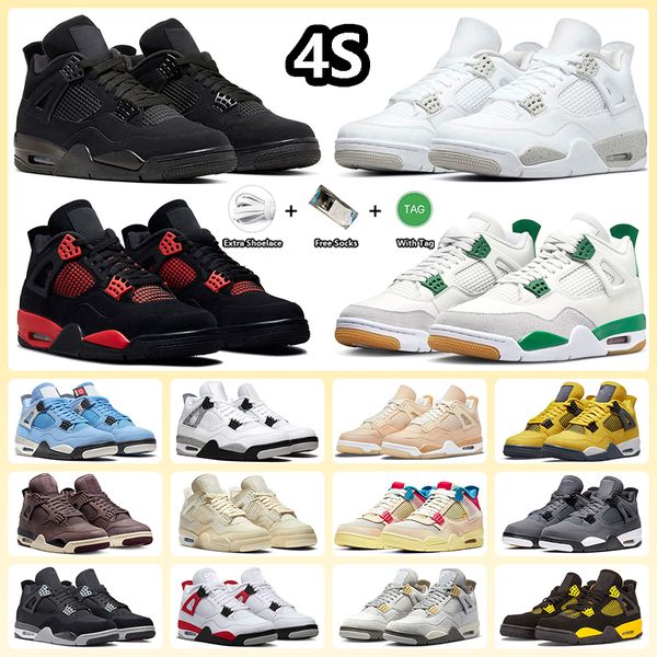4 black cat basketball shoes university blue 4s white oreo white cement military black violet ore red thunder pine green sports sneakers for
4 black cat basketball shoes university blue 4s white oreo white cement military black violet ore red thunder pine green sports sneakers for