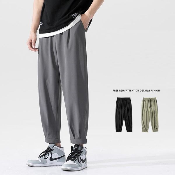 pants summer new korean fashion thin ice cool men harem pants casual anklelength trouers black gray 4xl 5xl
pants summer new korean fashion thin ice cool men harem pants casual anklelength trouers black gray 4xl 5xl
