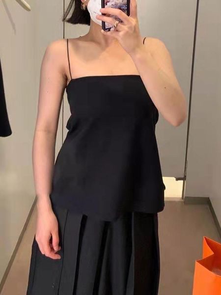 t-shirt women's thin spaghetti strap black 2022 summer new stretchy breathable camis ladies sleeveless sling top, White
t-shirt women's thin spaghetti strap black 2022 summer new stretchy breathable camis ladies sleeveless sling top, White