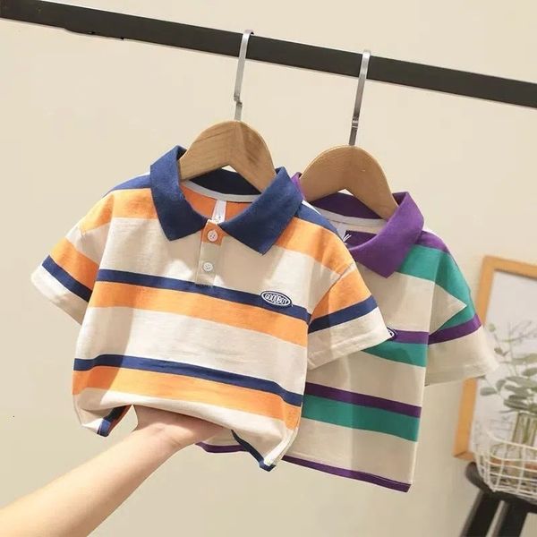 tshirts children polo shirts summer tees for kids stripe tshirt boys girls outfits toddler outerwear baby clothing 230427, Blue
tshirts children polo shirts summer tees for kids stripe tshirt boys girls outfits toddler outerwear baby clothing 230427, Blue